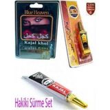 Göz Sürmesi Siyah Kajal Toz Sürme + Krem Jel Sürme + Stick Göz Sürmesi 3 In 4