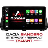 GÖZA-X Dacıa Sandero Stepway-Renault Talıant Multimedya Çerçevesi 10inç