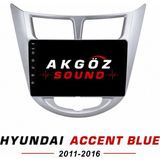 GÖZA-X Hyundaı Accent Blue 2011-2016 Multimedya Çerçevesi Soketleri Içinde