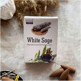 Gözayn Darshan Incense White Sage (Beyaz Adaçayı) Geri Akış (Backflow) Tütsü 10 Adet - 1 Adet