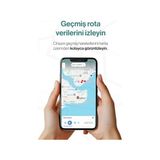 Gözcü Mobil Ios Uyumlu 10/30 Ay Batarya Ömrü Anlık Geçmişe Dönük Konum Gps Araç Motor Çocuk Akıllı Takip Cihazı (Mini) - Ahşap
