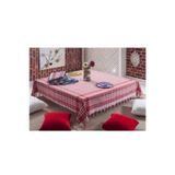 Gözde, Kareli Desen Üçlü Sofra Bezi/Masa Örtüsü 170x170 cm, Tek Ebat, Çok Renkli, P90110S8857