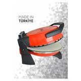 gözdehome Erato Taşfırınım Pizza Makinesi, Lahmacun Makinesi Doğal Taş Fırın - Timer - 400 C. - A. Kırmızı