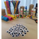 Gözeler 1 Cm Oynar Göz 25'Li Paket – Hobi, Amigurumi Ve El Yapımı Ürünler İçin
