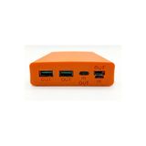 gözeler Çift USB 5V 22.5W Led'li Micro Type-C Powerbank Hızlı Şarj Modülü Ve Powerbank Kutusu (PİLL