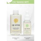 Gözenek Görünümünü Azaltıcı & Dengeleyici Cilt Bakım Seti | Glikolik Asit Tonik & Niacinamide Serum