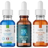 Gözenek Sıkılaştır Gözenek Küçültme Glikolik Asit %25 Set Glikolik Asit Peelingi 30 ml