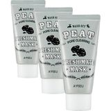Gözenek Temizleyici Kil ve Kömür Maskesi 50 Mililitre Fresh Mate Peat Mask Pore Clearing (3 Paketi) - Option-1