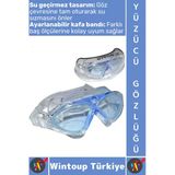 #Gözlük Ergonomik Konforlu Su Geçirmez Buğu Önleyici Ayarlanabilir Şık Çocuk Yetişkin Yüzücü Gözlüğü