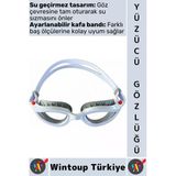 #Gözlük Konforlu Silikon Su Sızdırmaz Buğu Önleyici Çok Şık Ayarlanabilir Deniz Havuz Yüzücü Gözlüğü