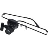 Gözlük Model 20X16MM Optik Lens LED Işık Monoküler Büyüteç - Renkli