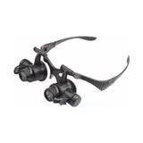 Gözlük Modeli 10X 15X 20X 25X Lens,2led Işıklı,büyüteç - Renkli - Belirtilmemiş