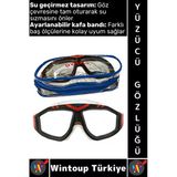 #Gözlük Özel Model Konforlu Sızdırmaz Buğu Önleyen Çok Şık Ayarlanabilir Deniz Havuz Yüzücü Gözlüğü