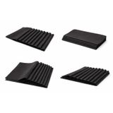 Gözlük Temizleme Bezi, Siyah, 10'lu Set, Mikrofiber Kumaş, Telefon Kamera Tablet Ekran Temizleme