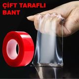 Gözpar Oto Çift Taraflı Bant Şeffaf Silikon Bant 5mt 15 mm