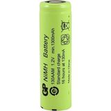 Gp 130AAM 1.2 Volt 1300 Ma Duz-Kafa Şarjlı Kalem Pil 1,2 V Yok Tek Kullanımlık Alkalin Piller 0850-0004 - 1 Adet
