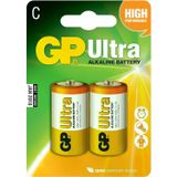 GP 14AU LR14 Ultra Alkalin 2'li Orta Boy Pil