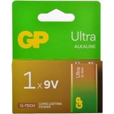 Gp 1604AU-5TR1 Ultra Alkalin 9 Volt Tekli Pil 6LF22 6LR61 6LP3146 MN1604 - Yeşil - 1 Adet
