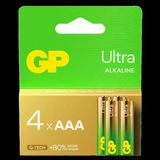 Gp 24AU-2U4 G-Tech Lr3 Ultra Alkalin Aaa Ince Kalem Pil 4'lü Paket