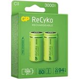 GP 3000 Ma Nı-mh 1.2 V 2'li Paket Orta C Boy Şarjlı Pil