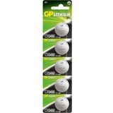 GP 3V Lityum Düğme Pil Cr2450-C5 5 Li Paket