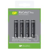 GP 4'lü Paket Recyko Pro 800mah Aaa Şarj Edilebilir İnce Kalem Pil