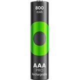 Gp 4X 800 MAH Recyko Pro Şarj Edilebilir AAA Pil Siyah