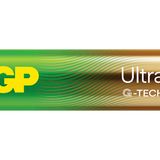 Gp 4X Ultra Alkalin AA Kalem Pil Sarı, Yeşil
