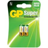 GP 910 LR1 Alkalin Kısa Pil 2'li Paket 1,2 V Tek Kullanımlık Uzun Ömürlü Pil - 1 Adet
