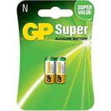 GP 910 LR1 Alkalin Kısa Pil 2'li Paket 2 V Voltajlı Uzun Ömürlü Kaliteli Pil Tipi