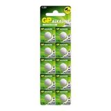 Gp A76 Lr44 Alkalin Ag-13 Pil (A76f-2C10) 10 Lu Paket