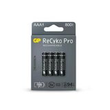 Gp Aaa 800 Mah Şarjlı İnce Kalem Pil 4'Lü Paket Recyko (Kdo)