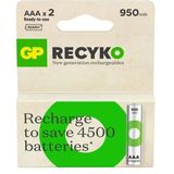 Gp Aaa 950 Mah Şarjlı İnce Kalem Pil 2'Li Paket Gp100aahcemtr-2Gb (Kdo)