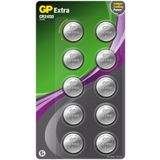 Gp Batteries Extra CR2450 2450 Boy Lityum Düğme Pil, 3 Volt, 10'lu Kart
