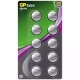 GP Batteries Extra CR2450 Boy Lityum Düğme Pil, 3 Volt, 10'lu Kart