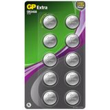 Gp Batteries Extra Cr2450 Lityum Düğme Pil, 3 Volt, 10'lu Kart