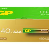 Gp Batteries G-Tech Ultra Alkalin İnce Lr03 - Aaa Boy 1.5V Pil 40'Lı Kutu
