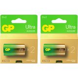 Gp Batteries G-Tech Ultra Alkalin Kalın LR20 - D Boy 1.5V 2 Kart 4 Adet Pil - 2'li