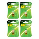 GP Batteries GP25A Süper Alkalin Lr8D425/E96/AAAA Boy İncenin İncesi Pil, 1.5 Volt, 4 Kart 8 Adet