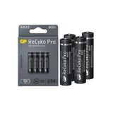 GP Batteries GP85AAAHCB-2EB4 Recyko Pro 800 MAH 4'lü Paket Şarjlı AAA İnce Kalem Pil