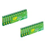 Gp Batteries Greencell Çinko Karbon Aa Kalem 12’Li Shrink Ve Aaa İnce 12’Li Shrink, Toplam 24 Adet Pil