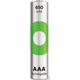 GP Batteries ReCyko 650 1.2 V AAA Ni-Mh İnce Kalem Şarjlı Pil 4’lü Kart