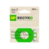Gp Batteries Recyko 950 Aaa İnce Kalem Ni-Mh Şarjlı Pil 1.2 Volt 2Li Kart