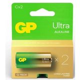 Gp C Baby Gp Lr14 Ultra Alkalin 2'Li C Orta Pil