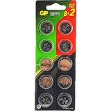GP CR2032 3V Lithium Pil 10'lu Paket Düğme Pil