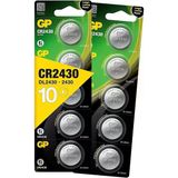 GP CR2430 3 VOLT LİTYUM PİL * CR 2430 - 2CPU5 (GPPBL2430054)(10'Lu PAKET)