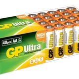 GP G-Tech LR6 AA Boy Ultra Alkalin Kalem Pil 40'lı Paket GP15AU-2B40