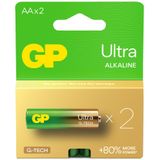 GP G-TECH Ultra Alkalin Kalem LR6 - AA Boy 1.5V Pil 2'li Kart