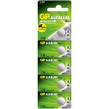 GP GPA76-C5 LR44 Alkalin Düğme Pil 5'li Paket 3 V LR44 Tek Kullanımlık Yüksek Performanslı