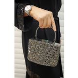 GP GUES POLO ABİYE ÇANTA Kadın Taşlı Abiye Clutch Portföy Çanta GP1111ABİYE
